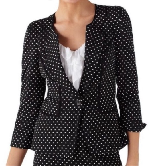 White House Black Market Polkadot Blazer - Picture 7 of 7